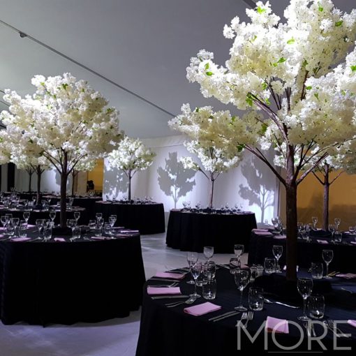 6ft White Blossom Tree wedding hire