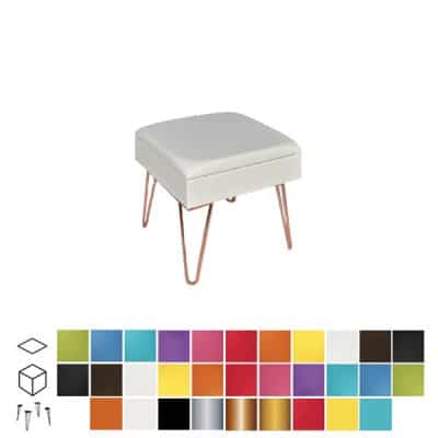 colours ottoman stool wedding furniture hire