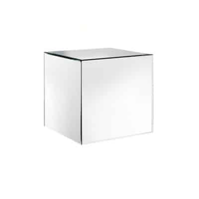 mirror cube wedding furniture hire