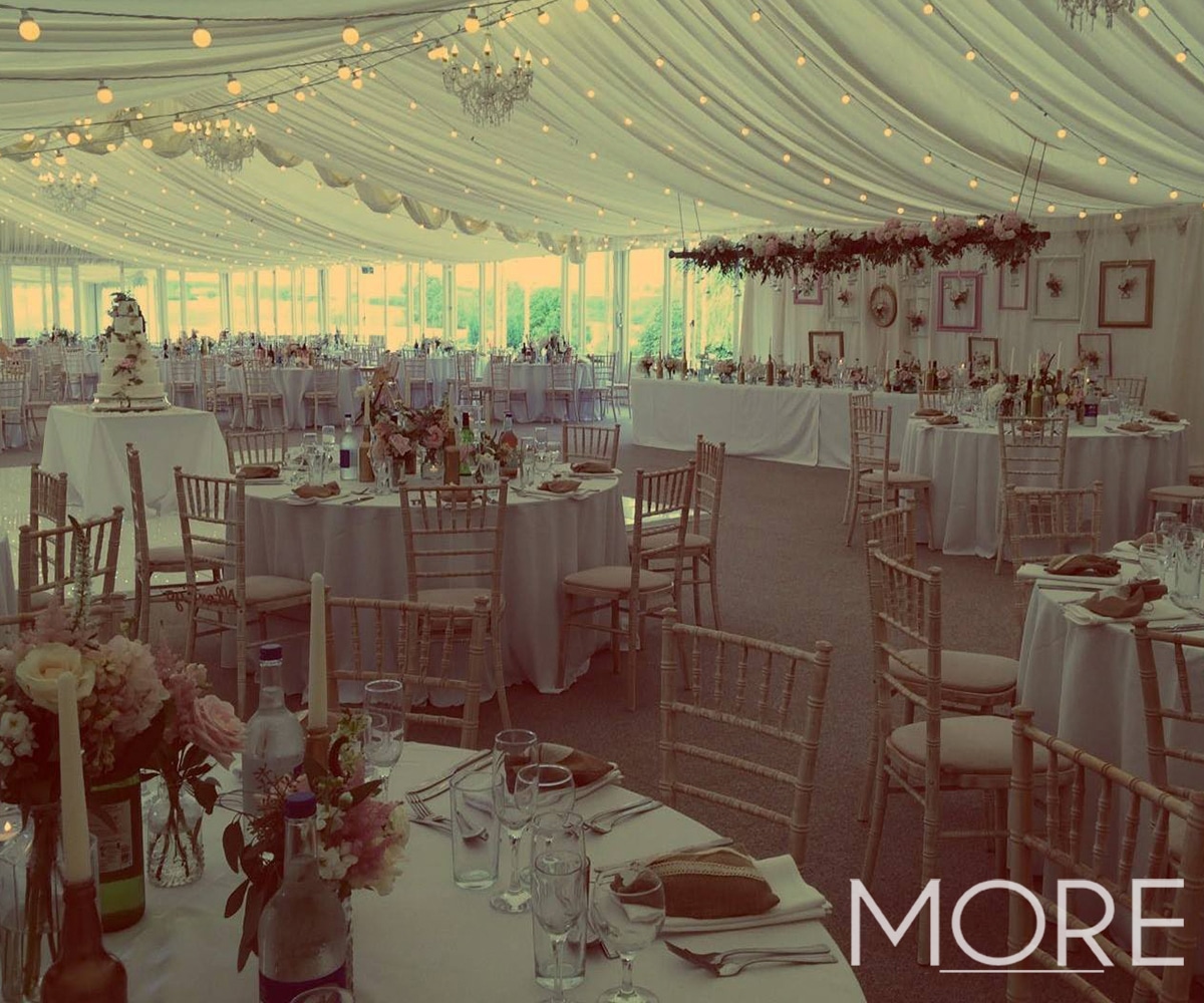 Marquee Festoon Ceiling Canopy